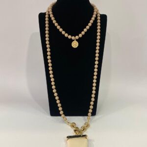 Collar Cuerno Hueso